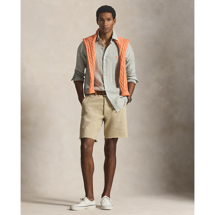 PRL Custom Fit Striped Linen Shirt/Košulja 710B15594001
