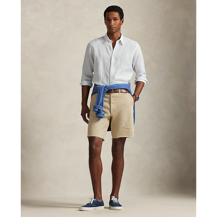 PRL Custom Fit Striped Linen Shirt/Košulja 710B15594004