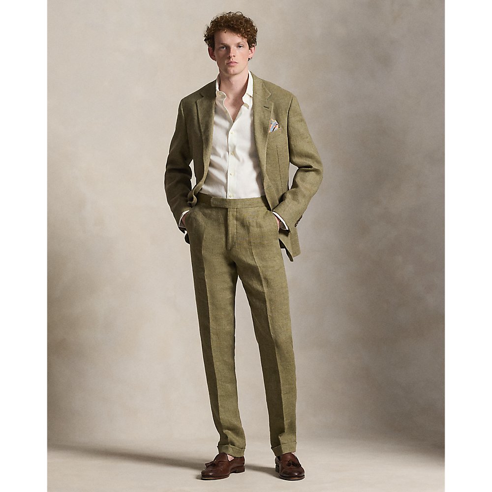 PRL Custom Fit Linen-Blend Shirt/Košulja 710B15596002