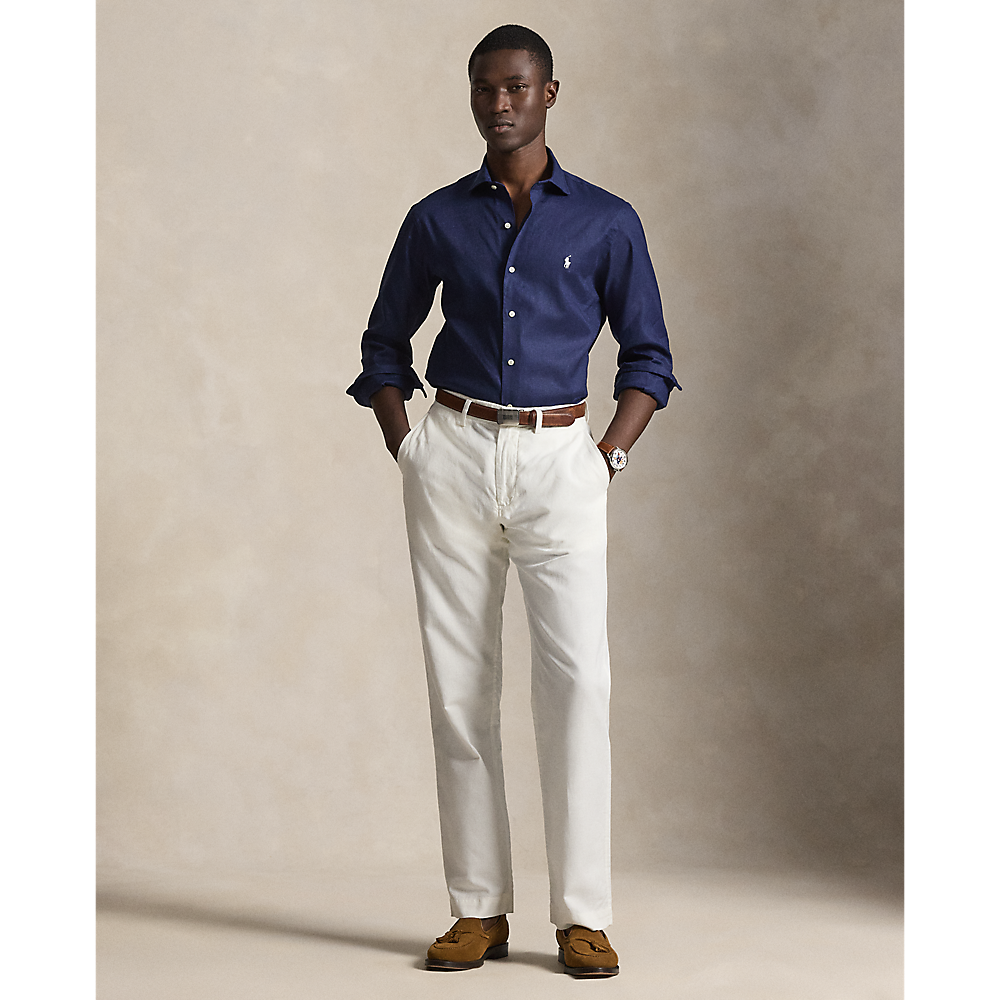 PRL Custom Fit Linen-Blend Shirt/Košulja 710B15596003