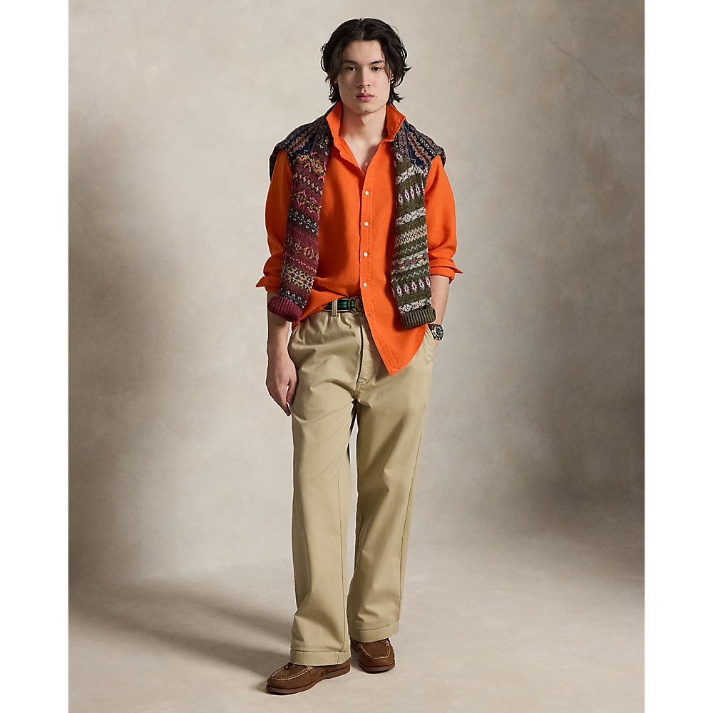 PRL Custom Fit Slub Linen Shirt/Košulja 710B15650003