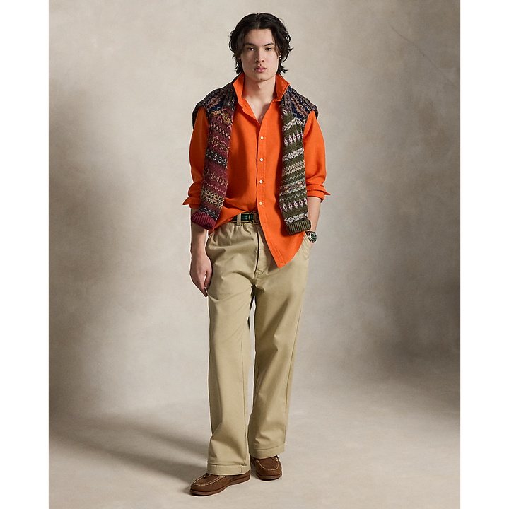 PRL Custom Fit Slub Linen Shirt/Košulja 710B15650003