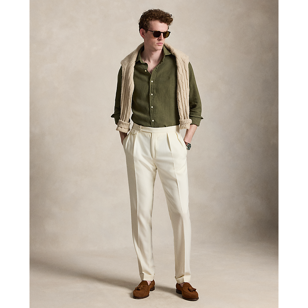 PRL Custom Fit Slub Linen Shirt/ Košulja 710B15650004