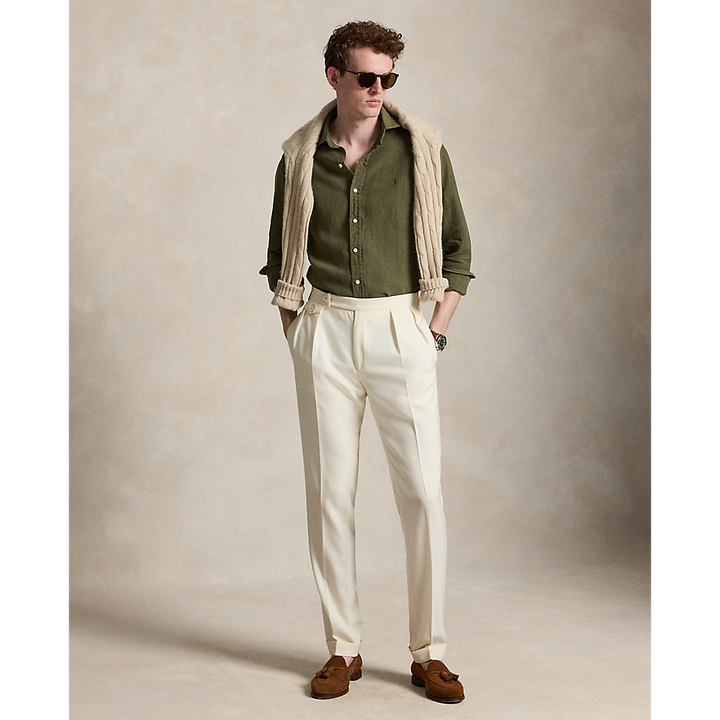 PRL Custom Fit Slub Linen Shirt/ Košulja 710B15650004