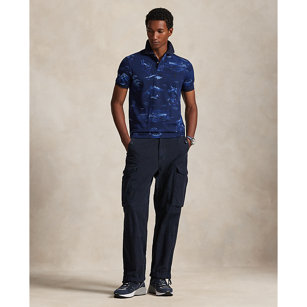 PRL Custom Slim Fit Polo Bear Mesh Polo/Polo majica 710P04012001