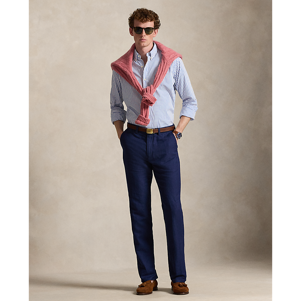 PRL Custom Fit Striped Poplin Shirt/Košulja 710P07019001