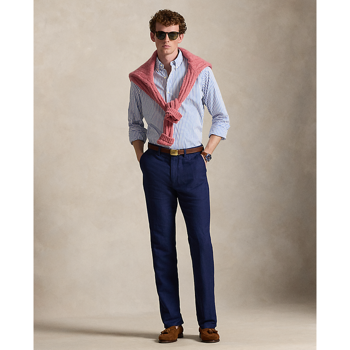 PRL Custom Fit Striped Poplin Shirt/Košulja 710P07019001