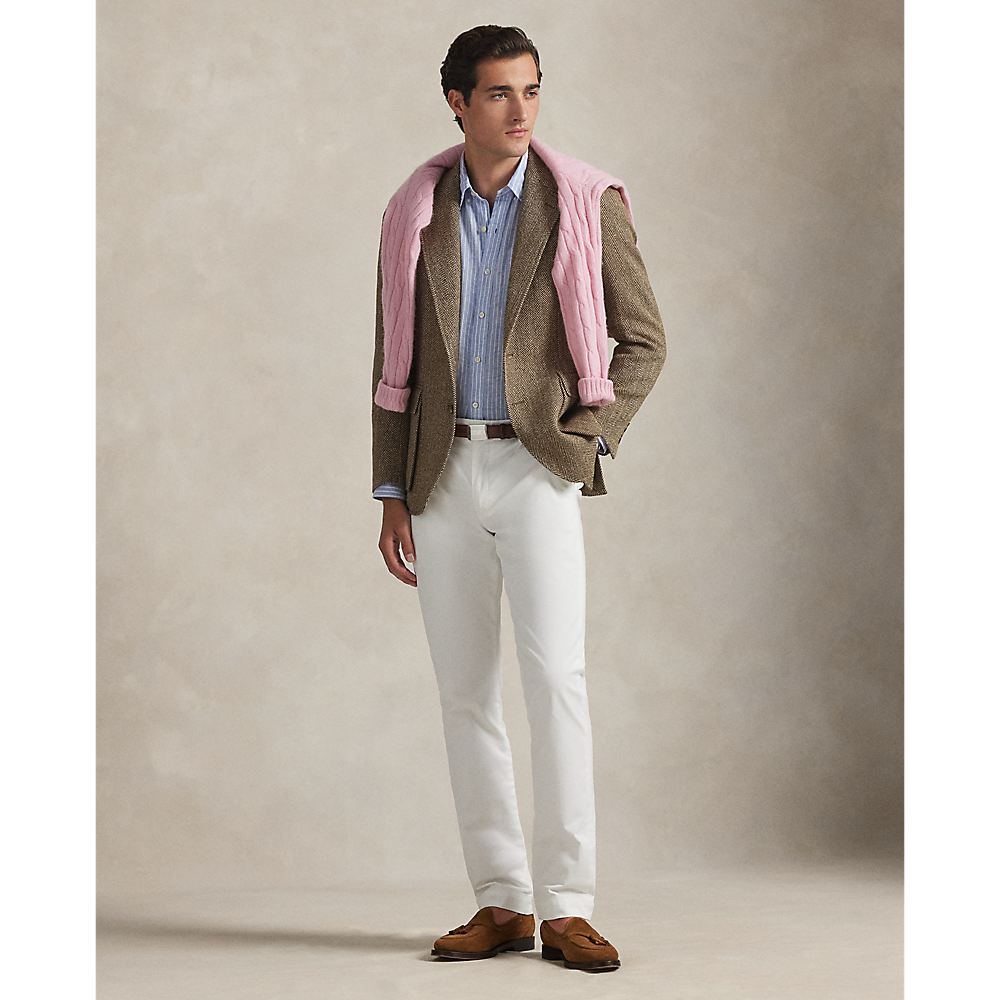 PRL Custom Fit Striped Linen Shirt/Košulja 710P07024002