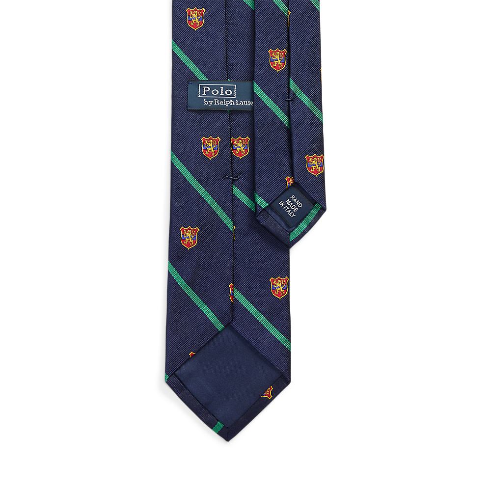 PRL Striped Silk Repp Club Tie/Kravata 712964885001