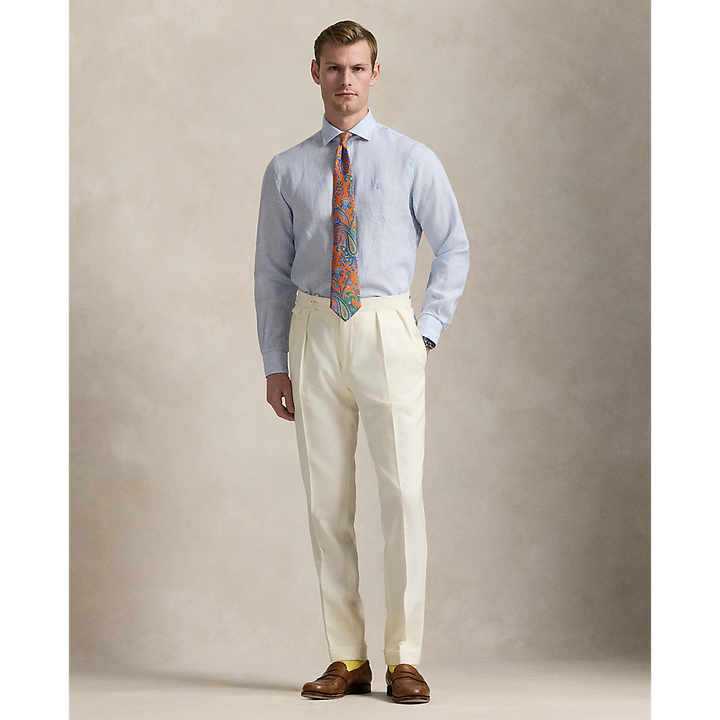 PRL Custom Fit Striped Linen Shirt/Košulja 712969016001