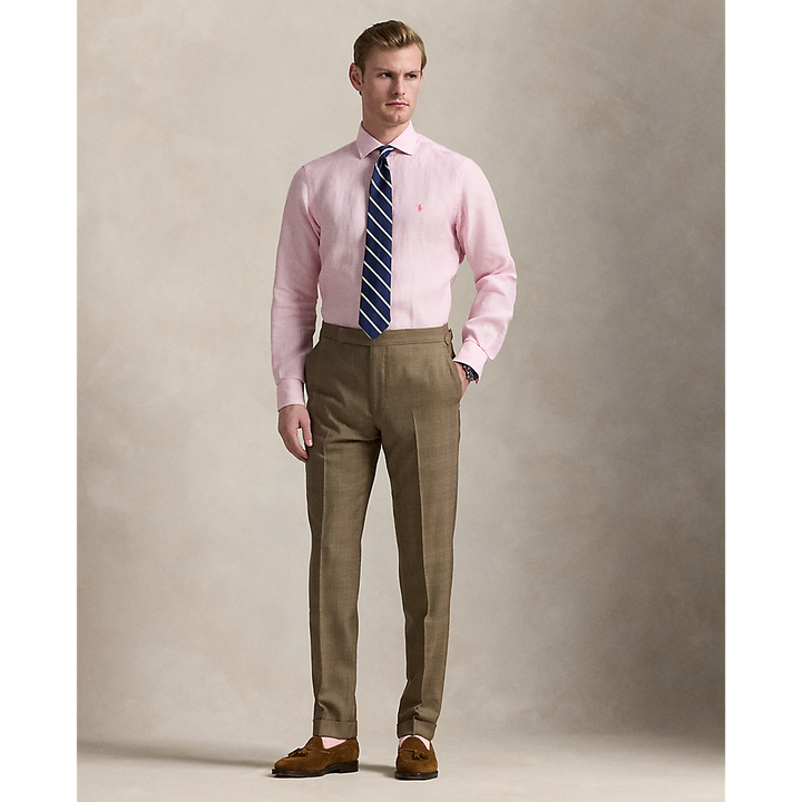 PRL Custom Fit Striped Linen Shirt/Košulja 712969016002