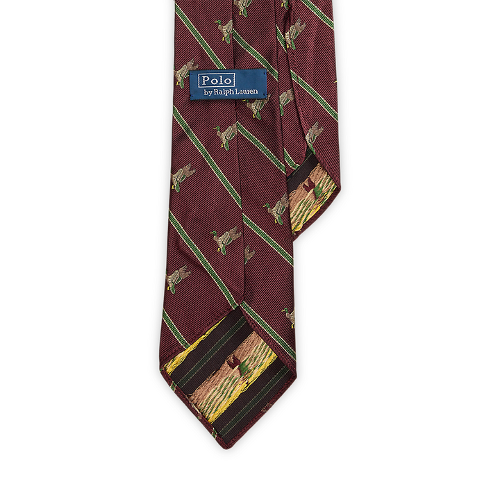 PRLVintage-Inspired Duck-Print Silk Tie /Kravata 712979763002