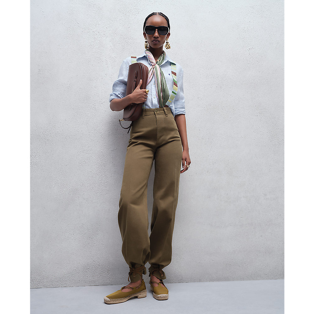 PRL Classic Fit Striped Cotton-Linen Shirt /Košulja 211971514503