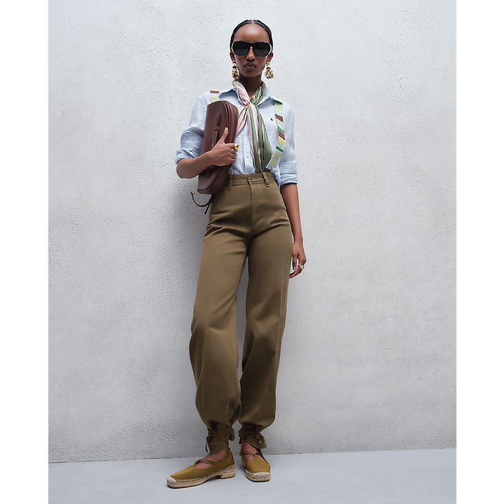 PRL Classic Fit Striped Cotton-Linen Shirt /Košulja 211971514503