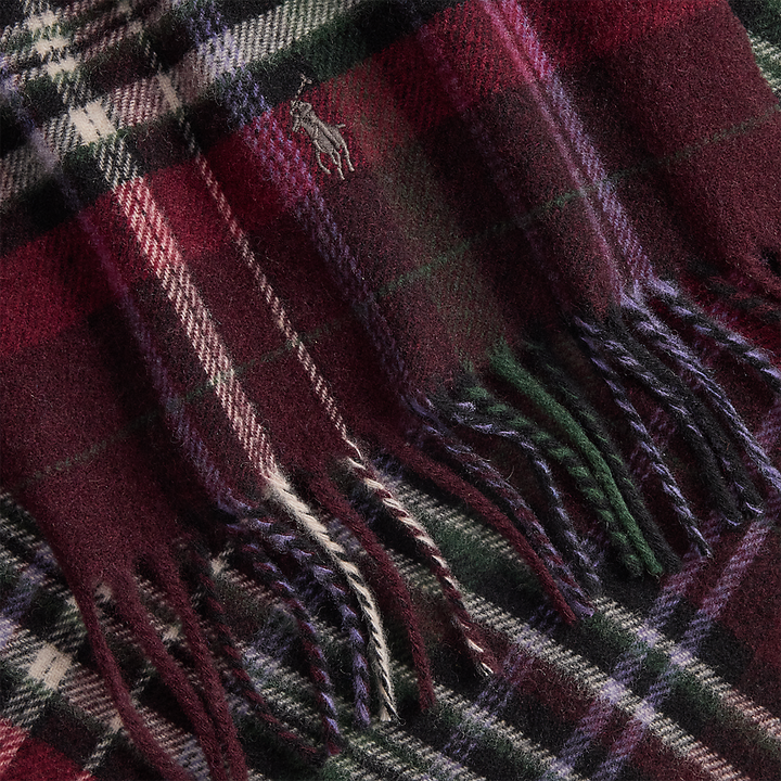 PRLTartan Fringe Wool Scarf/Šal 449959354011