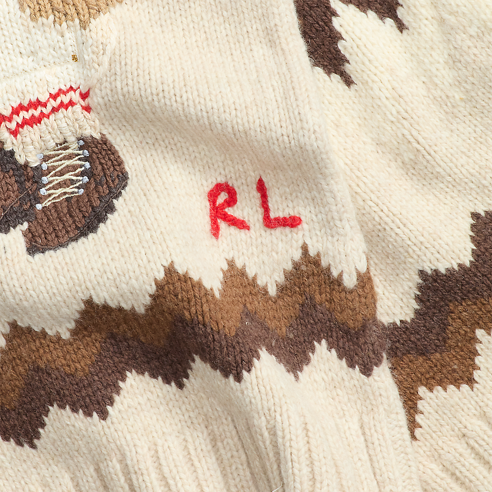 PRL Polo Bear Wool-Blend Scarf/Šal 455P04651001