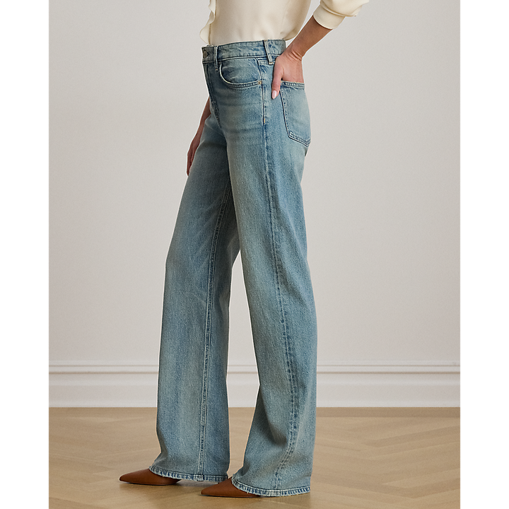 LRL High-Rise Wide-Leg Jean/Traperice 200979968001