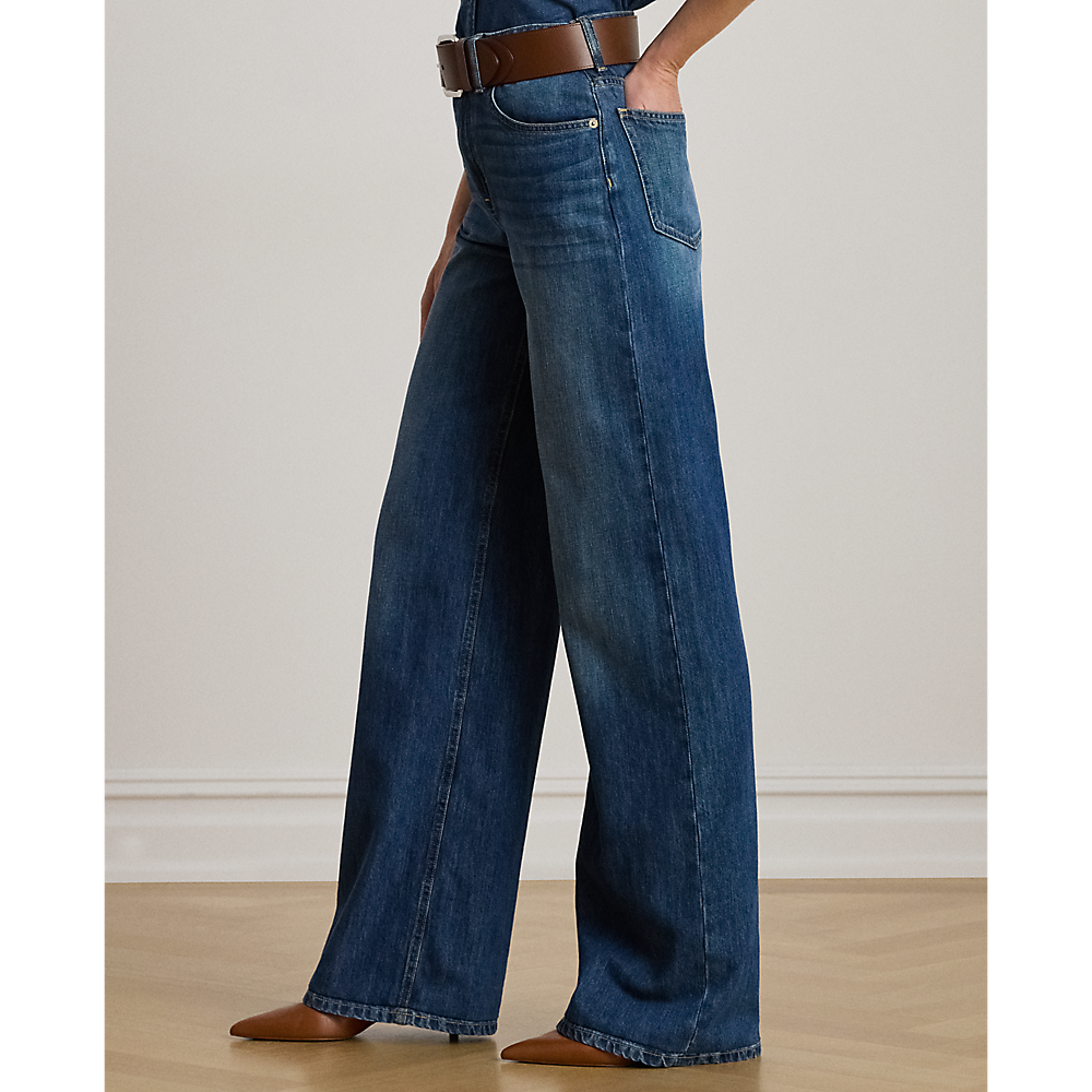 LRL High-Rise Wide-Leg Jean/Hlače 200979979001