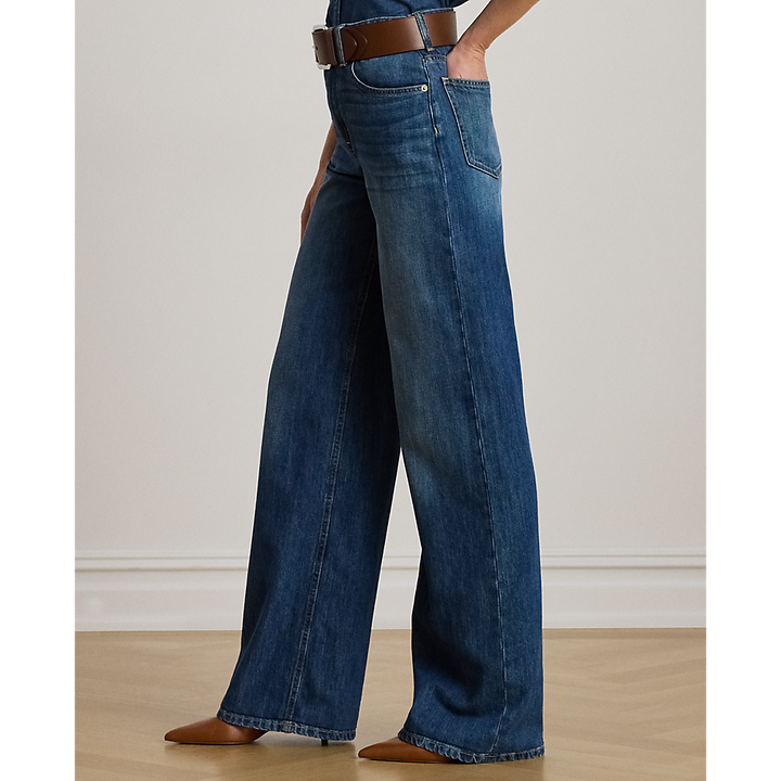 LRL High-Rise Wide-Leg Jean/Hlače 200979979001