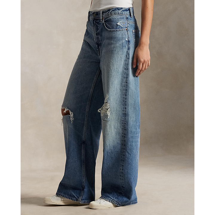 PRL Relaxed Wide-Leg Jean/Traperice 211971223001