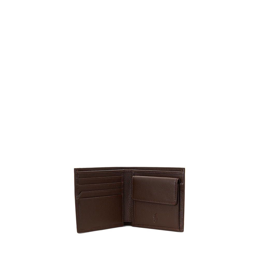 PRL Pebbled Leather Billfold Coin Wallet/Novčanik 405963225002