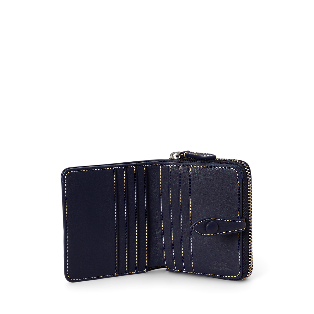 PRL Polo Bear Leather Compact Wallet /Novčanik 427P10990001