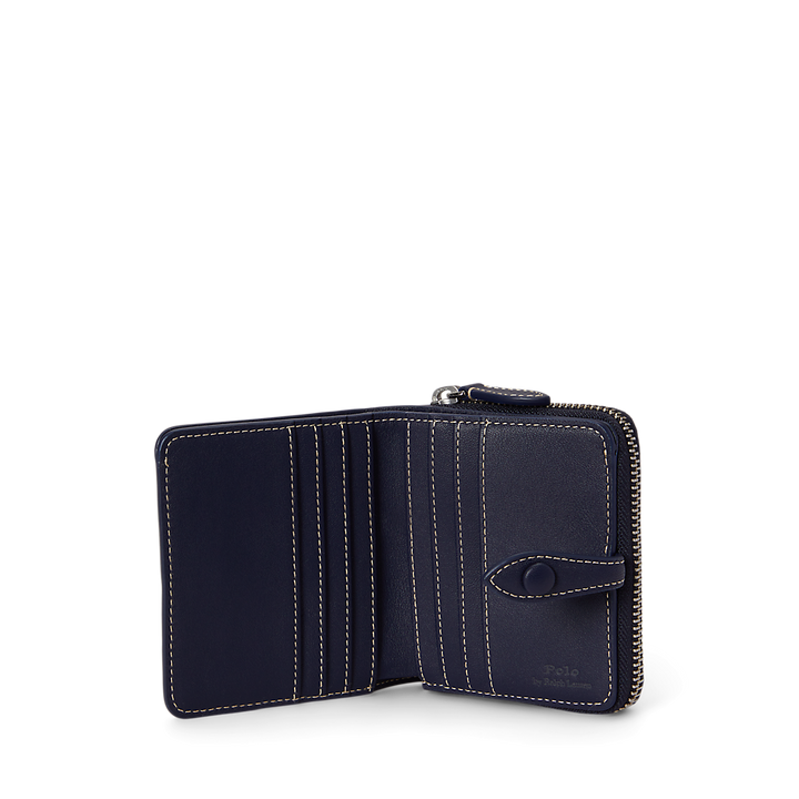 PRL Polo Bear Leather Compact Wallet /Novčanik 427P10990001