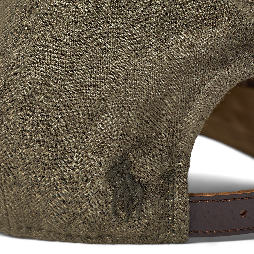 PRL Linen Herringbone Ball Cap/Kapa 710958063001