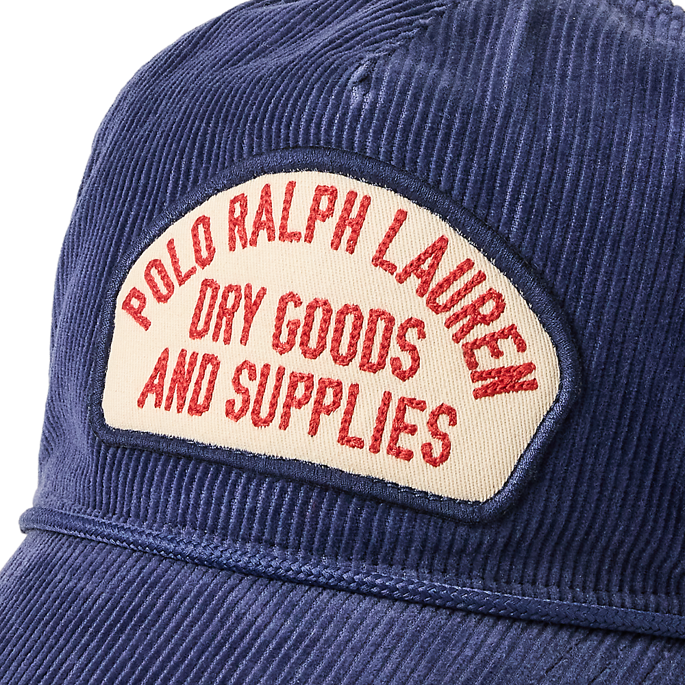 PRL Logo-Patch Corduroy Trucker Cap/Kapa 710963796001
