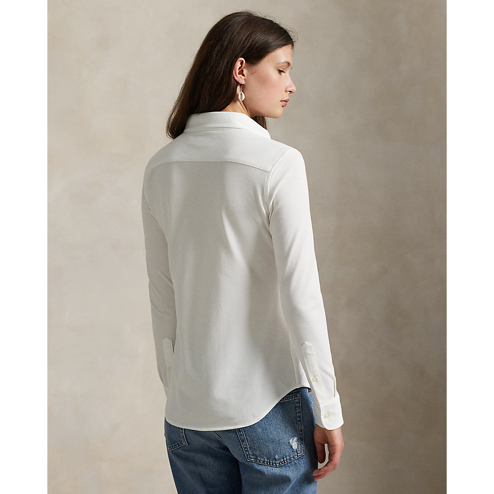 PRL Slim Fit Knit Cotton Oxford Shirt/Košulja 211664427003