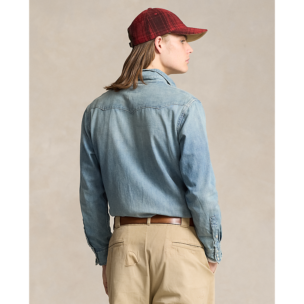 PRL Slub Denim Western Shirt/Košulja 710703936001