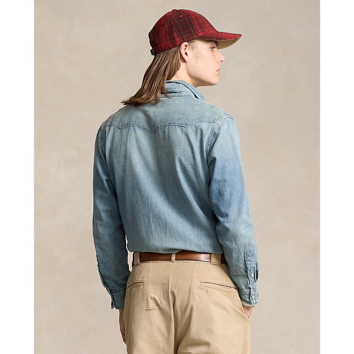 PRL Slub Denim Western Shirt/Košulja 710703936001