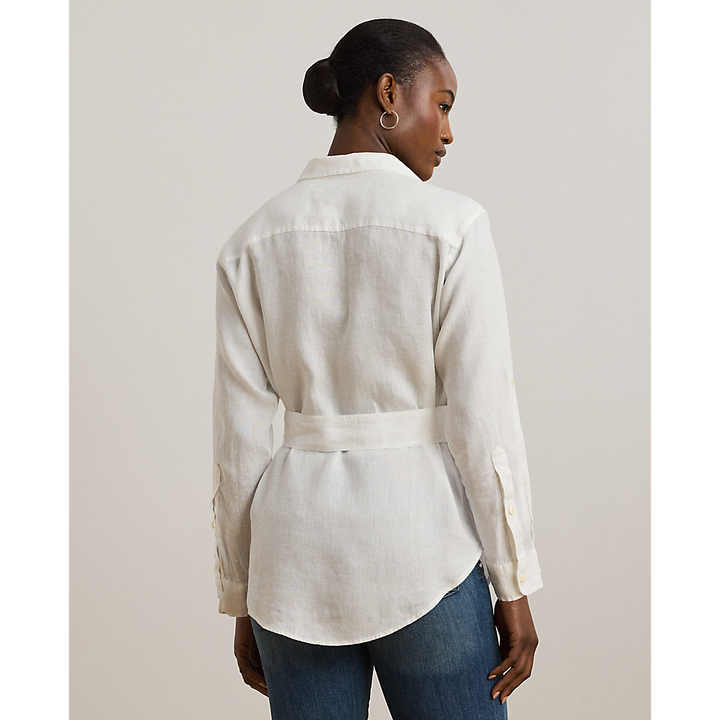 LRL Relaxed Fit Belted Linen Shirt/Košulja 200786629001