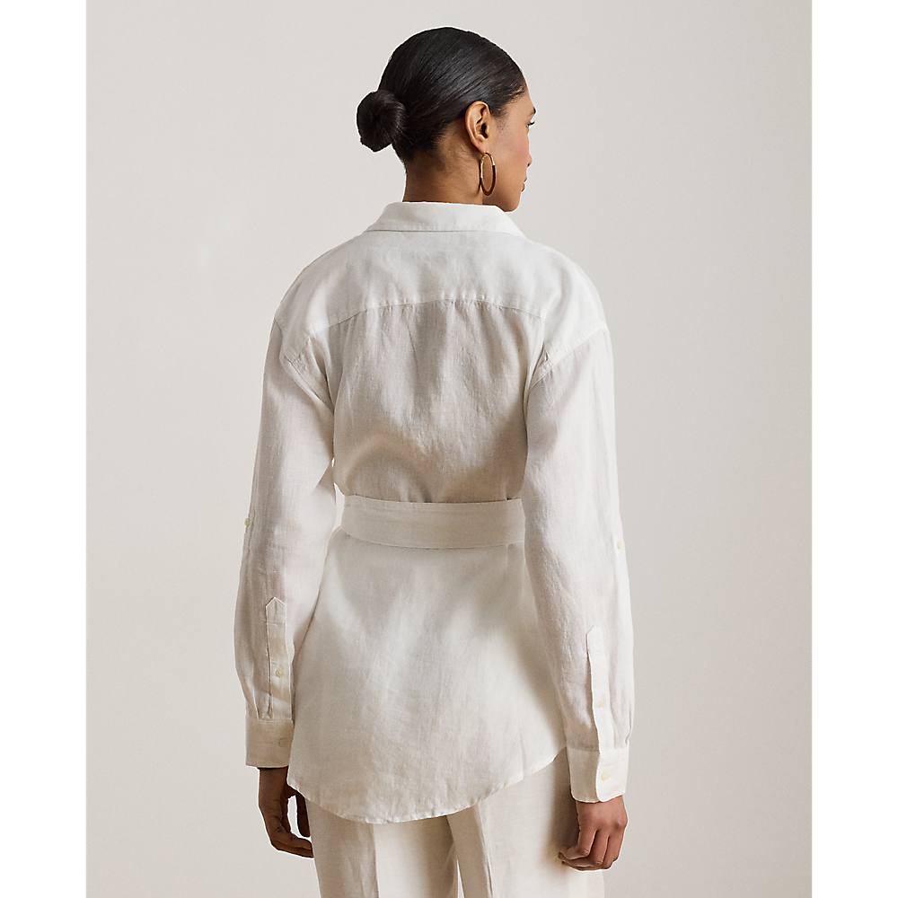 LRL Relaxed Fit Belted Linen Shirt/Košulja 200786629001