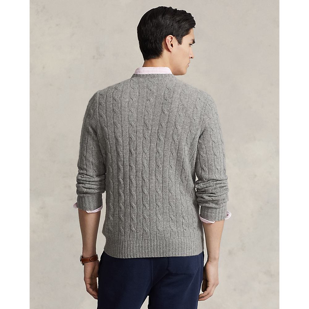 PRL The Iconic Cable-Knit Cashmere Jumper/Pulover 710876728009