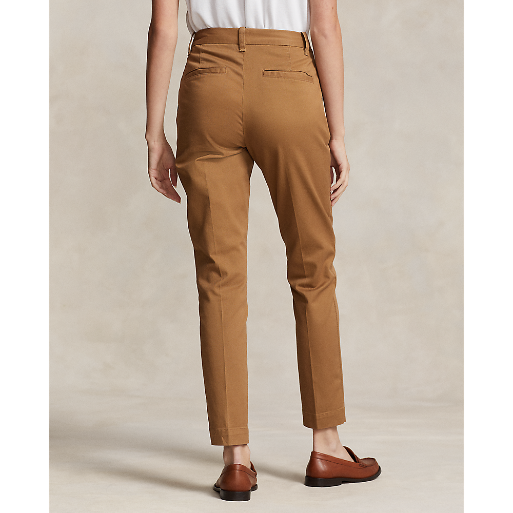 PRL Cropped Slim Fit Twill Chino Trouser/Hlače 211890343004