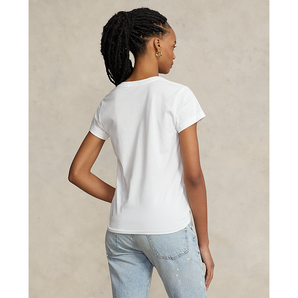 PRL Cotton Jersey V-Neck T-Shirt/Majica 211902403001