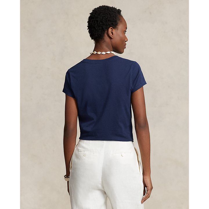 PRL Cotton Jersey V-Neck T-Shirt/Majica 211902403002