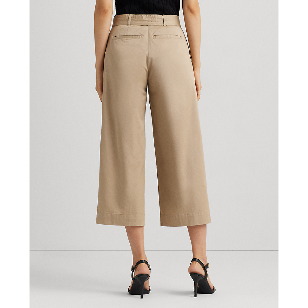 LRL Micro-Sanded Belted Wide-Leg Trouser/Hlače 200876606004