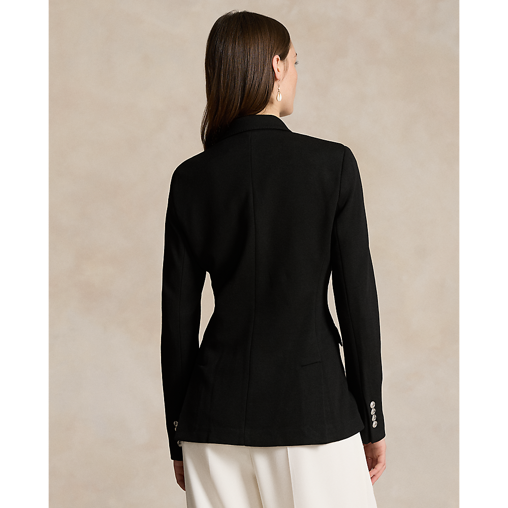PRL Double-Breasted Knit Blazer/Sako 211910134002
