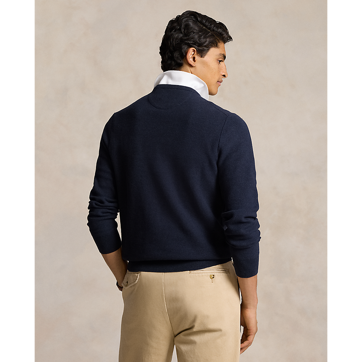 PRL Textured Cotton Crewneck Jumper/Pulover 710918163001