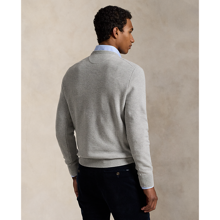PRL Mesh-Knit Cotton Crewneck Jumper/Pulover 710918163002