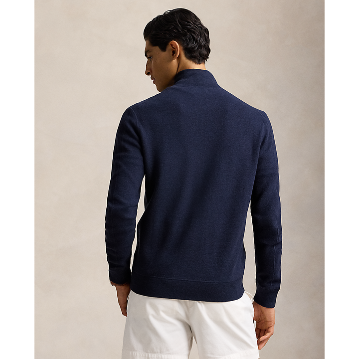 PRL Mesh Knit Cotton Full Zip Sweater/Pulover 710A30449001