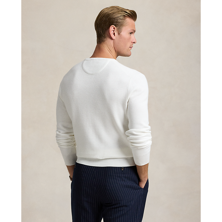 PRL Mesh-Knit Cotton Crewneck Jumper/Pulover 710918163504