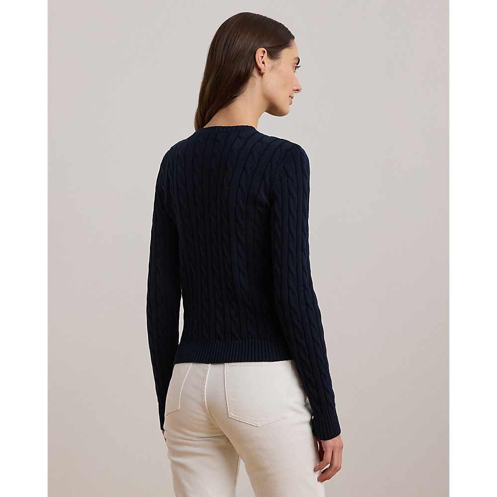 LRL Cable-Knit Cotton Cardigan/Pulover 200932225002