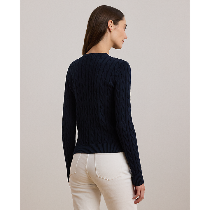 LRL Cable-Knit Cotton Cardigan/Pulover 200932225002