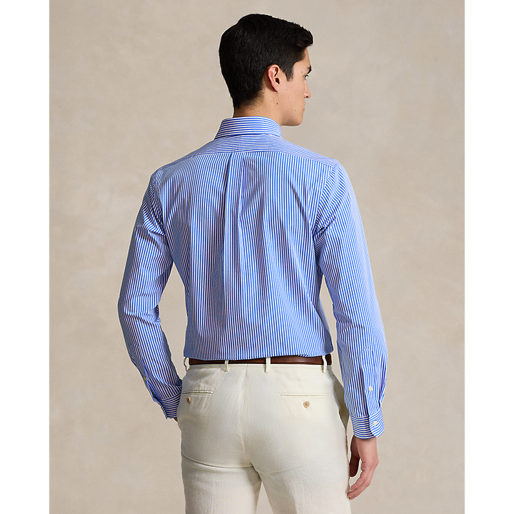 PRL Custom Fit Striped Stretch Poplin Shirt/Košulja 710929346001