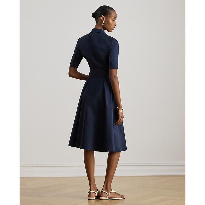 LRL Belted Cotton-Blend Shirtdress/Haljina 200748950010