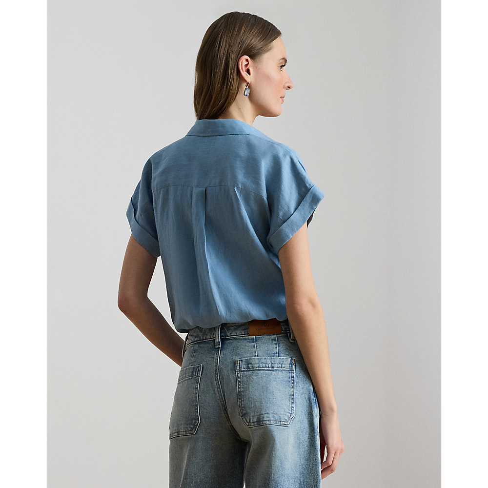 LRL Relaxed Fit Linen Short-Sleeve Shirt/Košulja 200874259011