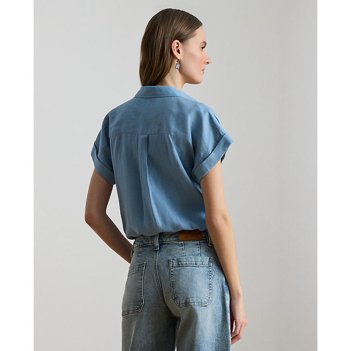 LRL Relaxed Fit Linen Short-Sleeve Shirt/Košulja 200874259011